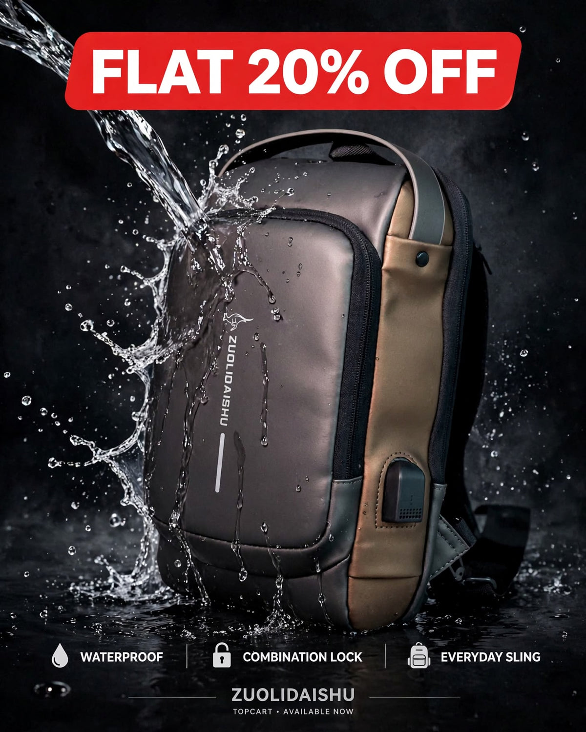 UrbanShield Crossbody Bag