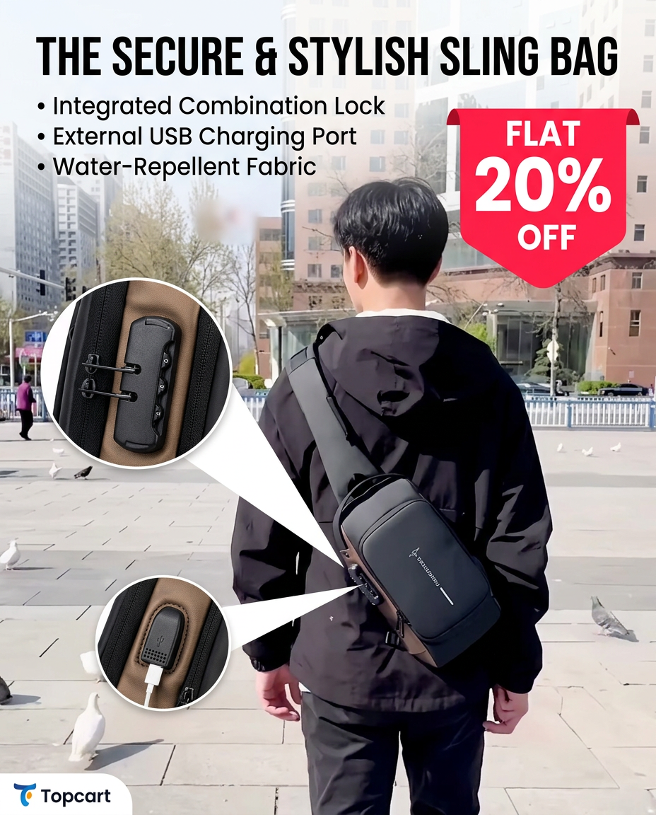 UrbanShield Crossbody Bag