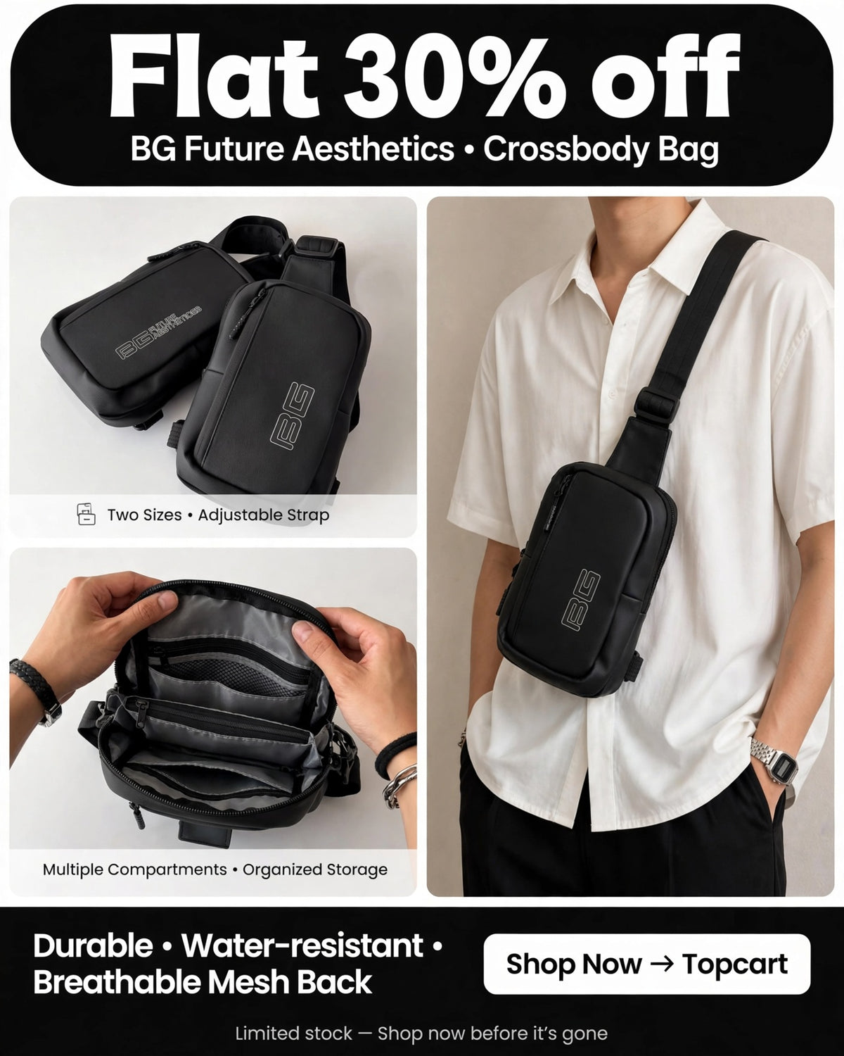 Smart Pocket Crossbody Bag