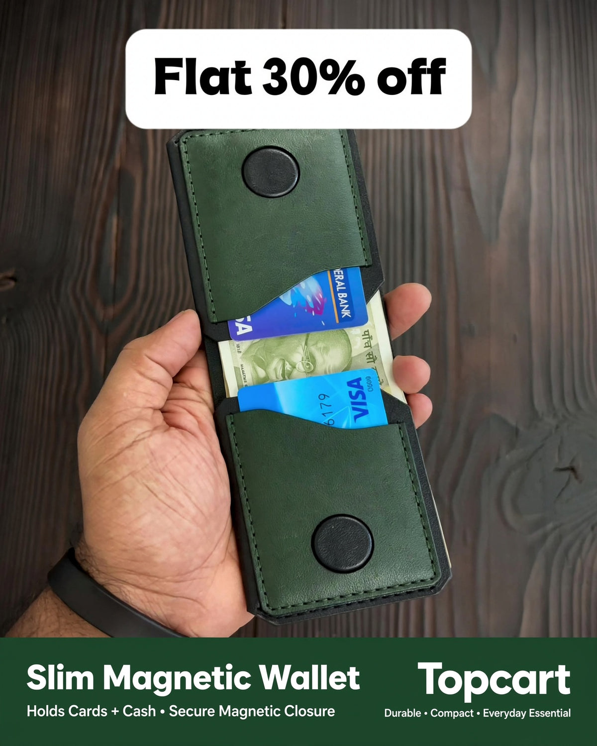 Smart Magnetic Card Wallet