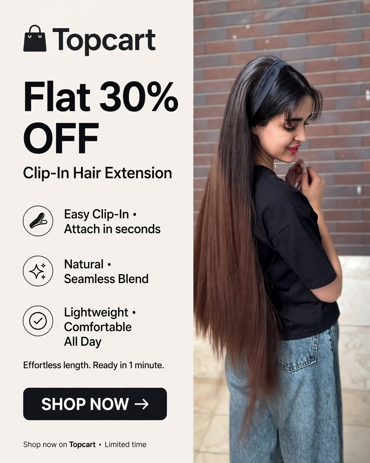 Natural Look Hair Extension