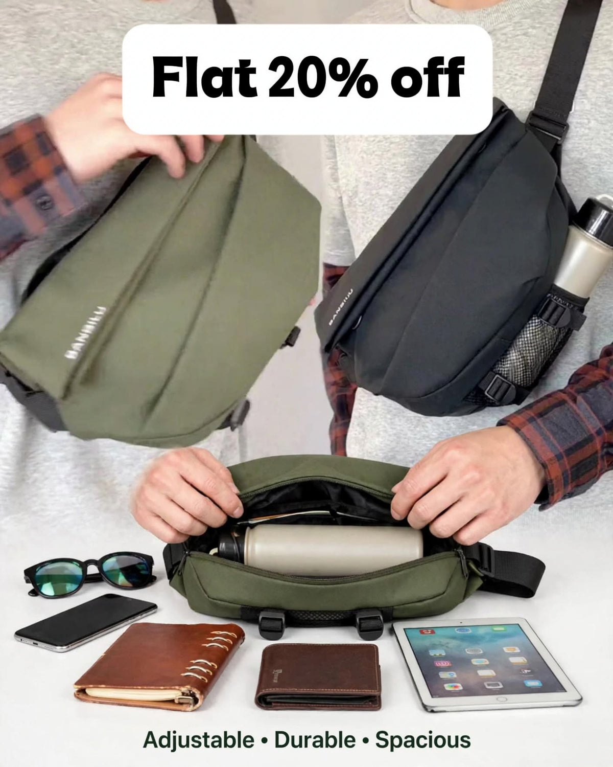 Urban Utility Crossbody Bag