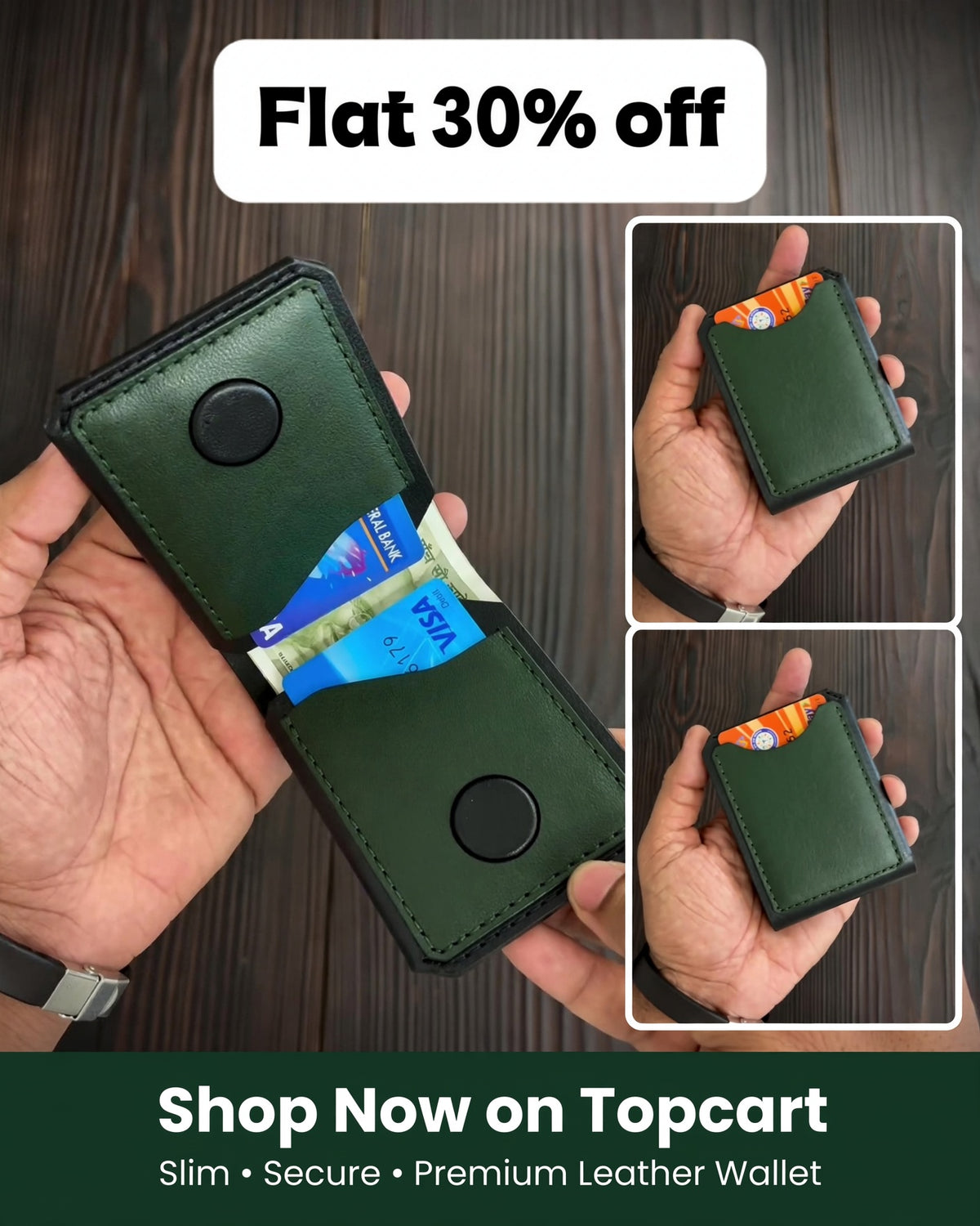 Smart Magnetic Card Wallet