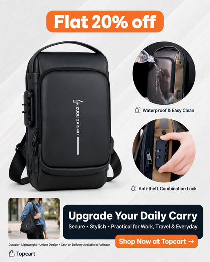UrbanShield Crossbody Bag