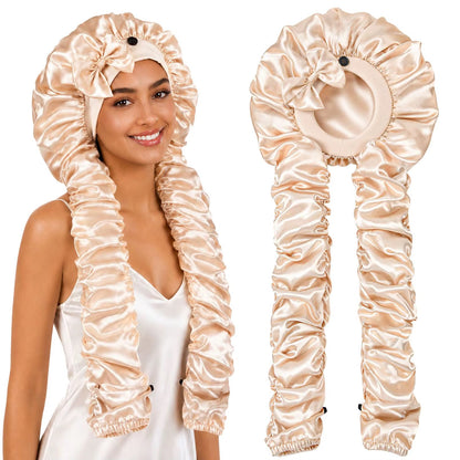 Long Hair Satin Bonnet
