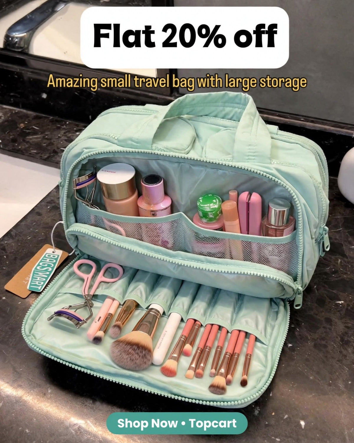 Multi-Pocket Travel Organizer Bag