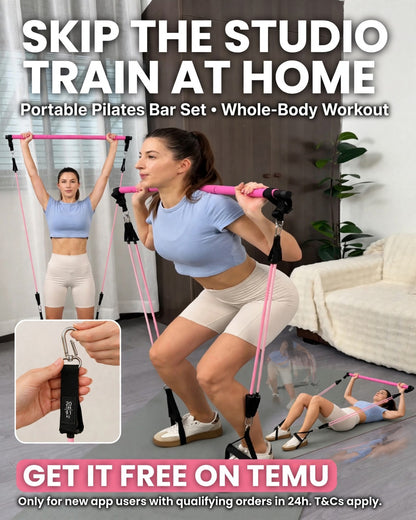 Pilates Bar with Resistance Bands