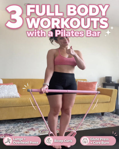 Pilates Bar with Resistance Bands