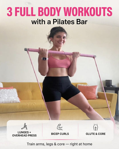 Pilates Bar with Resistance Bands