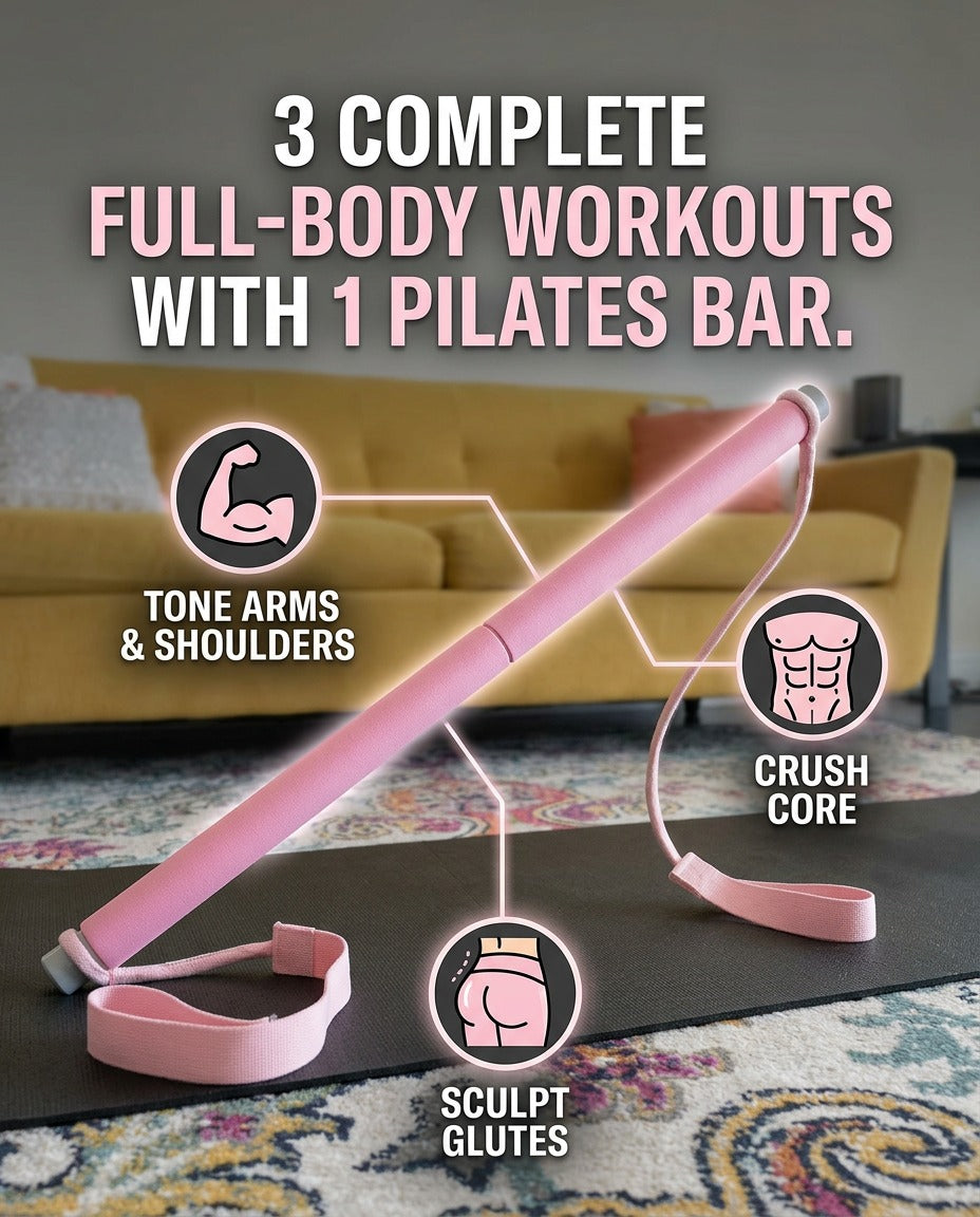 Pilates Bar with Resistance Bands