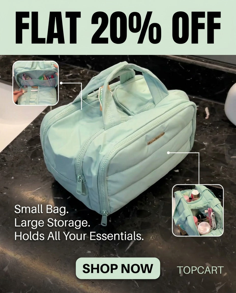 Multi-Pocket Travel Organizer Bag