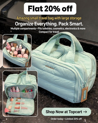 Multi-Pocket Travel Organizer Bag
